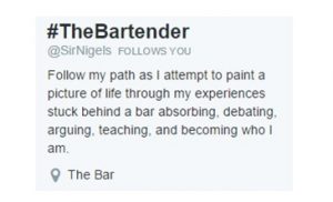 The View from Behind the Bar, “The World and the Ways of a Bartender”, bars, pubs, cocktails, mixers, alcohol, beer