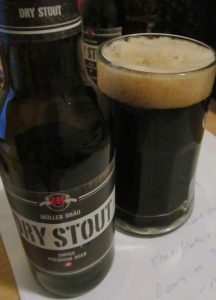 Müller Bräu Dry Stout, Swiss Premium Beer