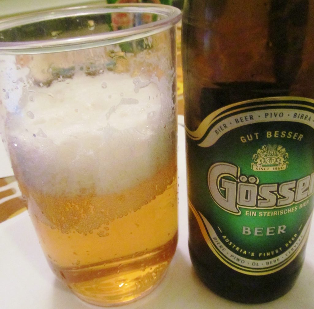 Gösser Beer, Austria’s finest beer from the small city of Leoben